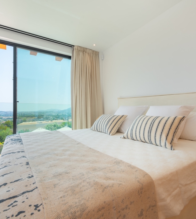 Resa estates Ibiza for sale modern villa martinet views bedroom.jpg